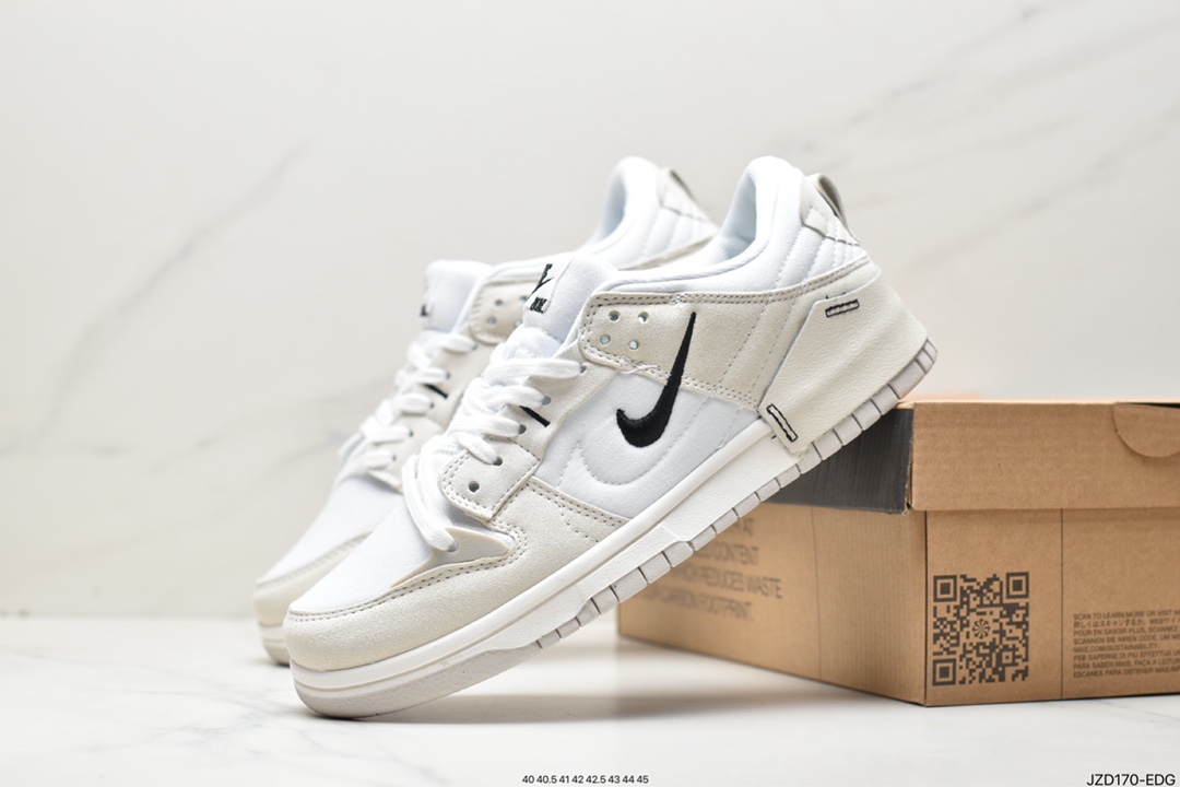 140 Nike Dunk Low Disrupt 2 灰白色 内侧的 Nike Swoosh DH4402-101