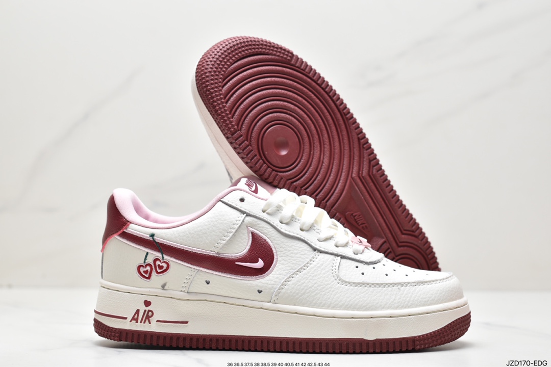 140 耐克Nike Air Force 1 Low 07 LX ”Valentine's Day” 空军兔年限定FD4616-161