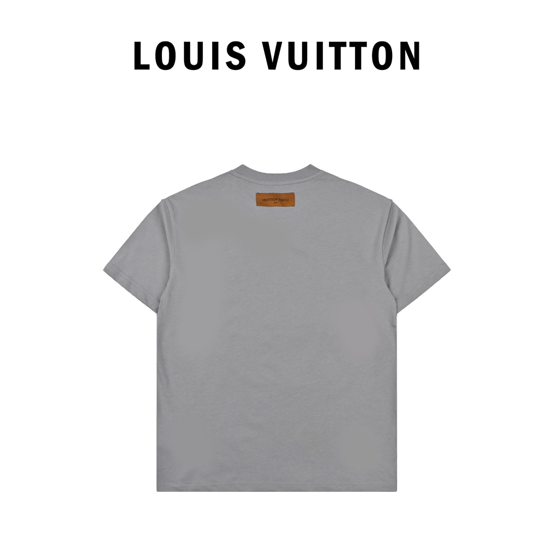 Louis Vuitton/路易威登 22ss 限量款彩色字母印花短袖