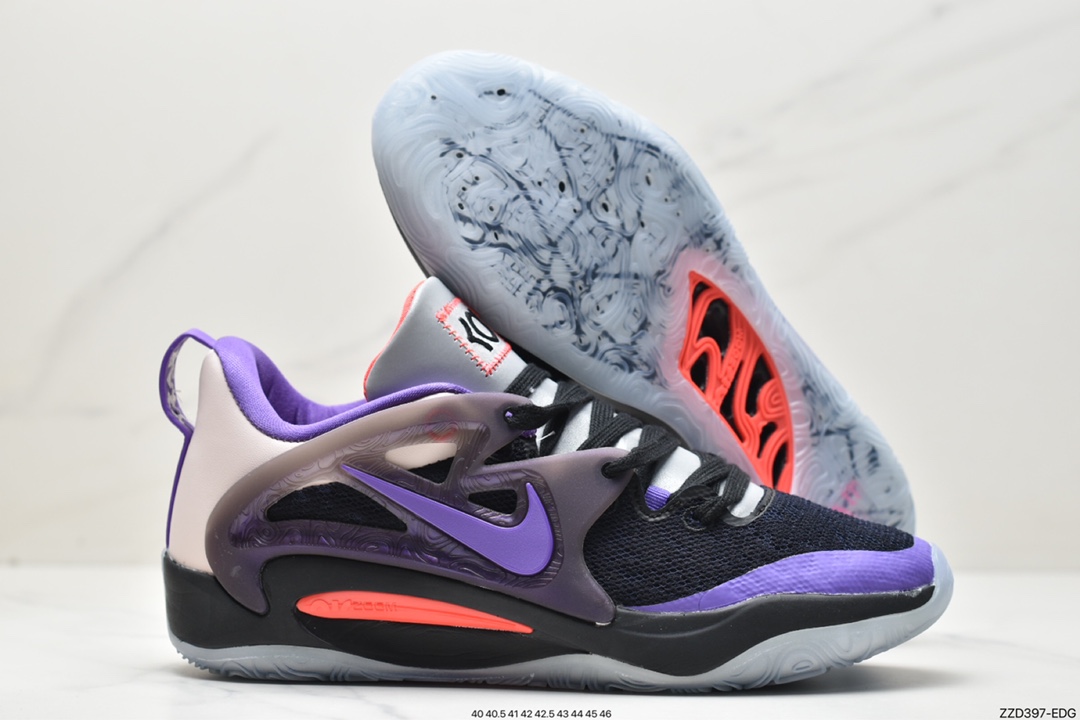 Nike Zoom KD15 全新的 Zoom KD 15使用了全掌＋前掌扇形重叠式气垫配置 DO9827-900