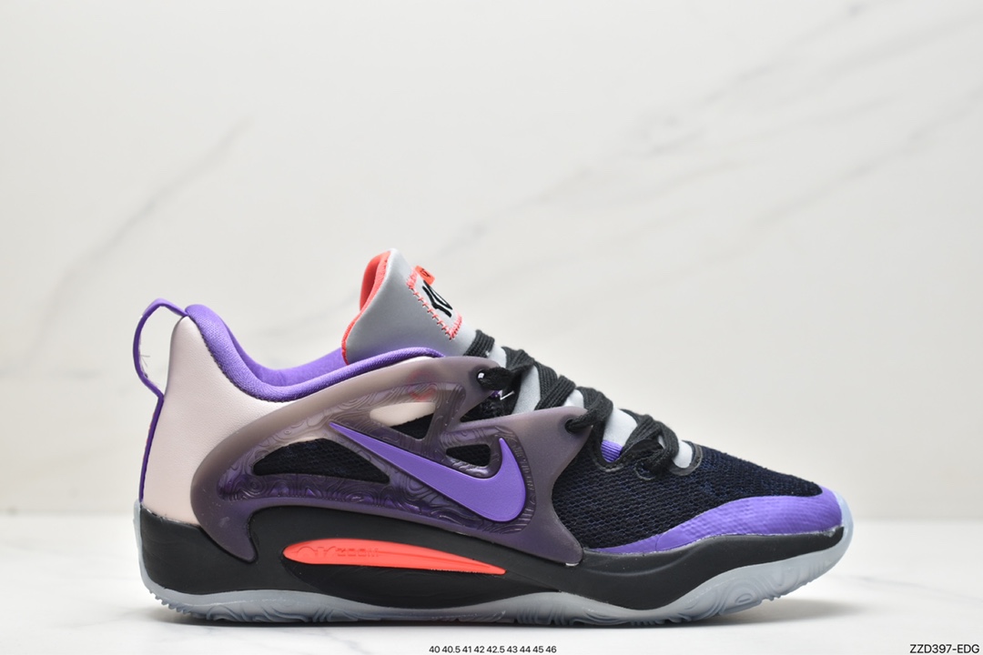 Nike Zoom KD15 全新的 Zoom KD 15使用了全掌＋前掌扇形重叠式气垫配置 DO9827-900