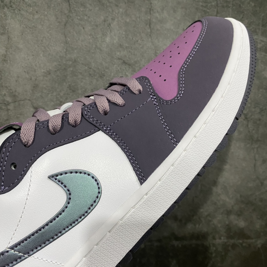 图片[5]-DT版Air Jordan 1 Low Golf \”Purple Smoke\”AJ1 乔1全新高尔夫版 烟雾白紫 DZ9787-155n市售最高品质 原鞋开发 大厂代工流水线打造公司货既视感 细节随意对比 尺码：35.5 36 36.5 37.5 38 38.5 39 40 40.5 41 42 42.5 43 44 44.5 45 46-莆田鞋批发中心