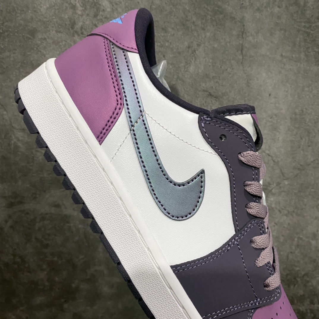 图片[7]-DT版Air Jordan 1 Low Golf \”Purple Smoke\”AJ1 乔1全新高尔夫版 烟雾白紫 DZ9787-155n市售最高品质 原鞋开发 大厂代工流水线打造公司货既视感 细节随意对比 尺码：35.5 36 36.5 37.5 38 38.5 39 40 40.5 41 42 42.5 43 44 44.5 45 46-莆田鞋批发中心