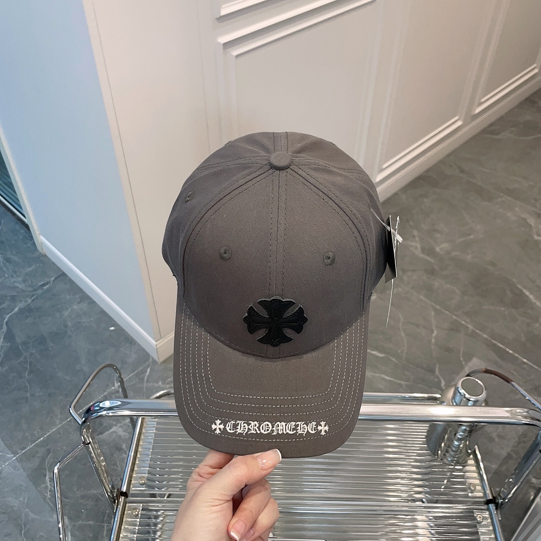 [Chrome Hearts Hats]Not packaged Crowheart Chrome hearts The style of this hat