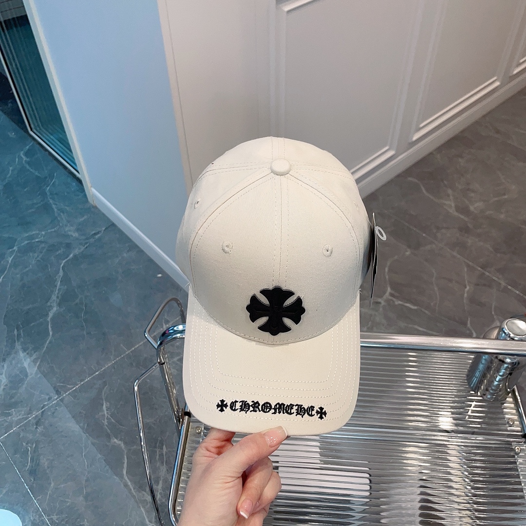 [Chrome Hearts Hats]Not packaged Crowheart Chrome hearts The style of this hat