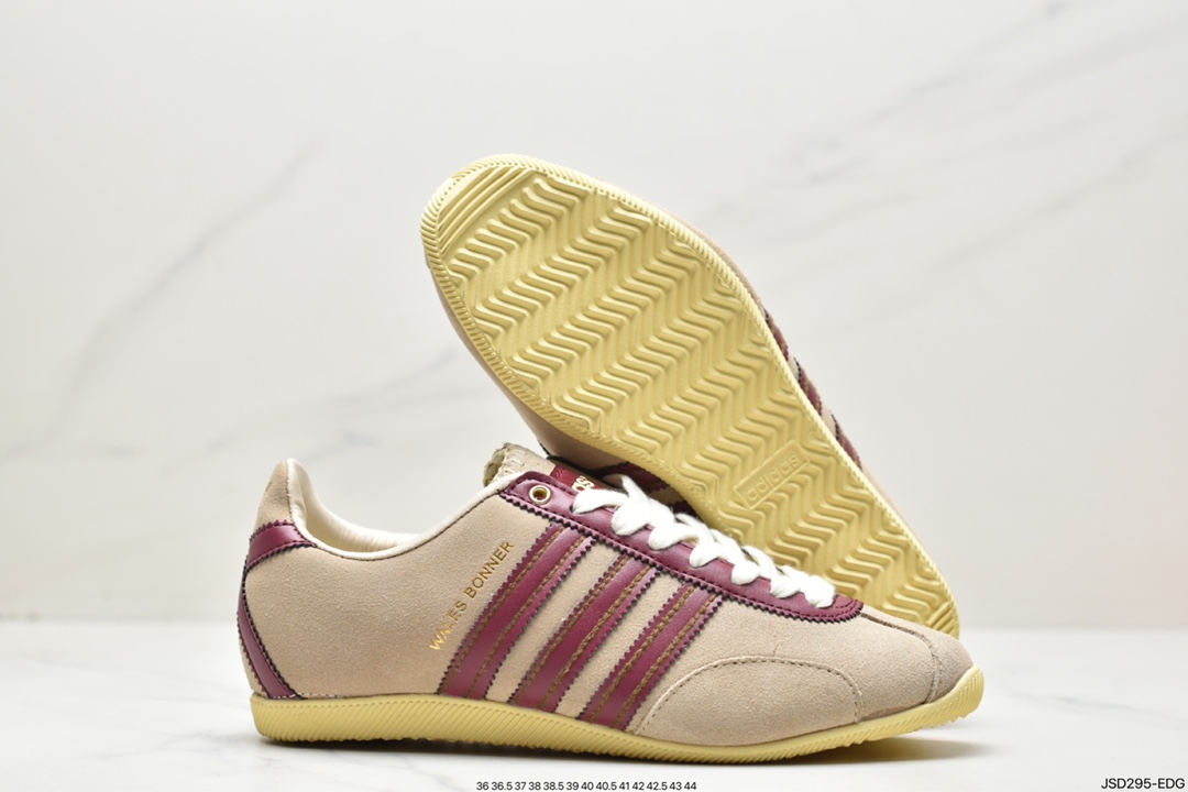 Wales Bonner x Adidas WB Japan Low ”Cardboard” WB Nissan Series Jogging Shoes ”Sand Tan” GY5750