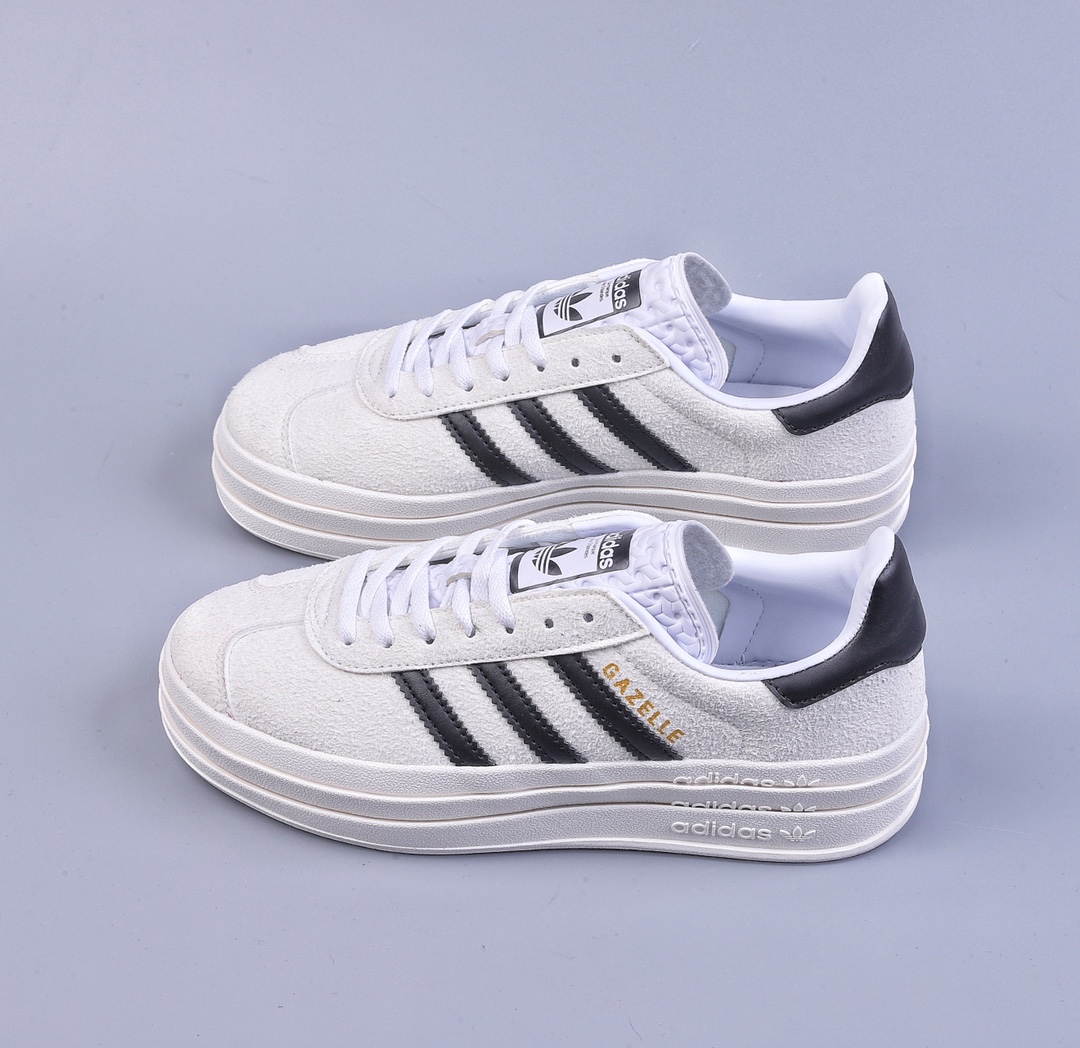 Adidas Gazelle Bold W thick-soled low-cut retro sneakers HQ6913