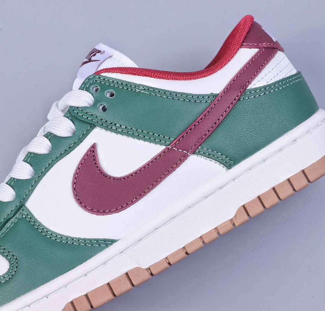 280 A版NK Dunk Low ”Gorge Green” 白绿红配色 FB7160-161