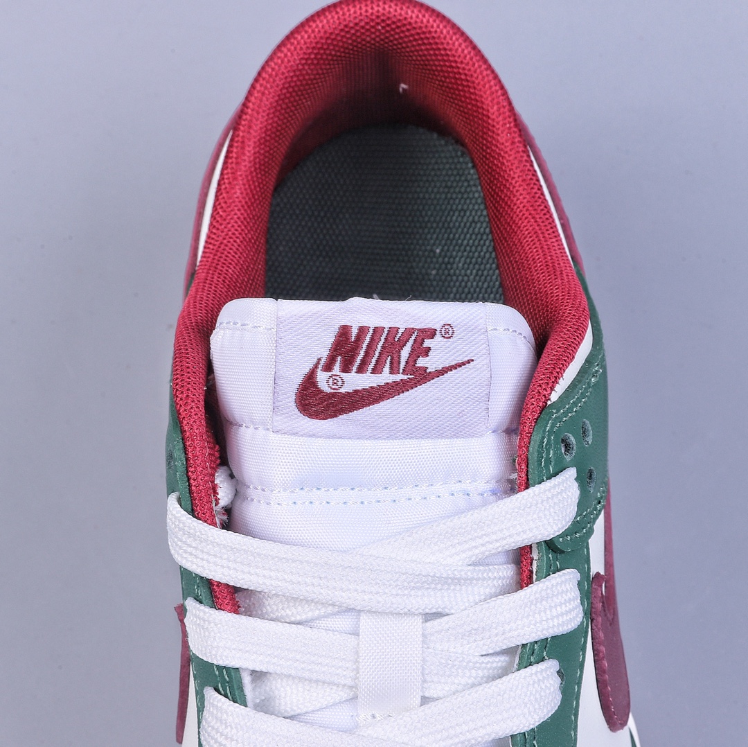 280 A版NK Dunk Low ”Gorge Green” 白绿红配色 FB7160-161