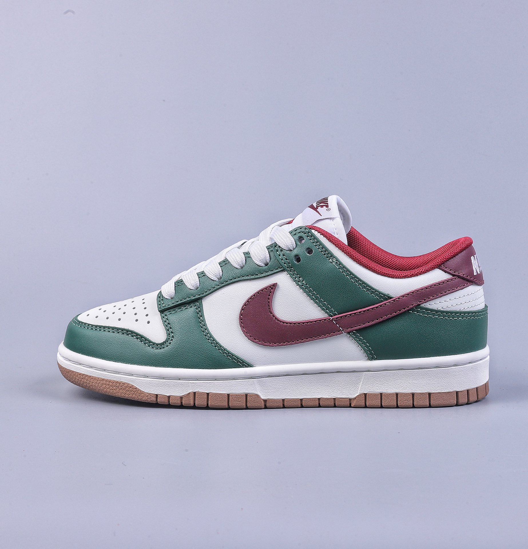 280 A版NK Dunk Low ”Gorge Green” 白绿红配色 FB7160-161