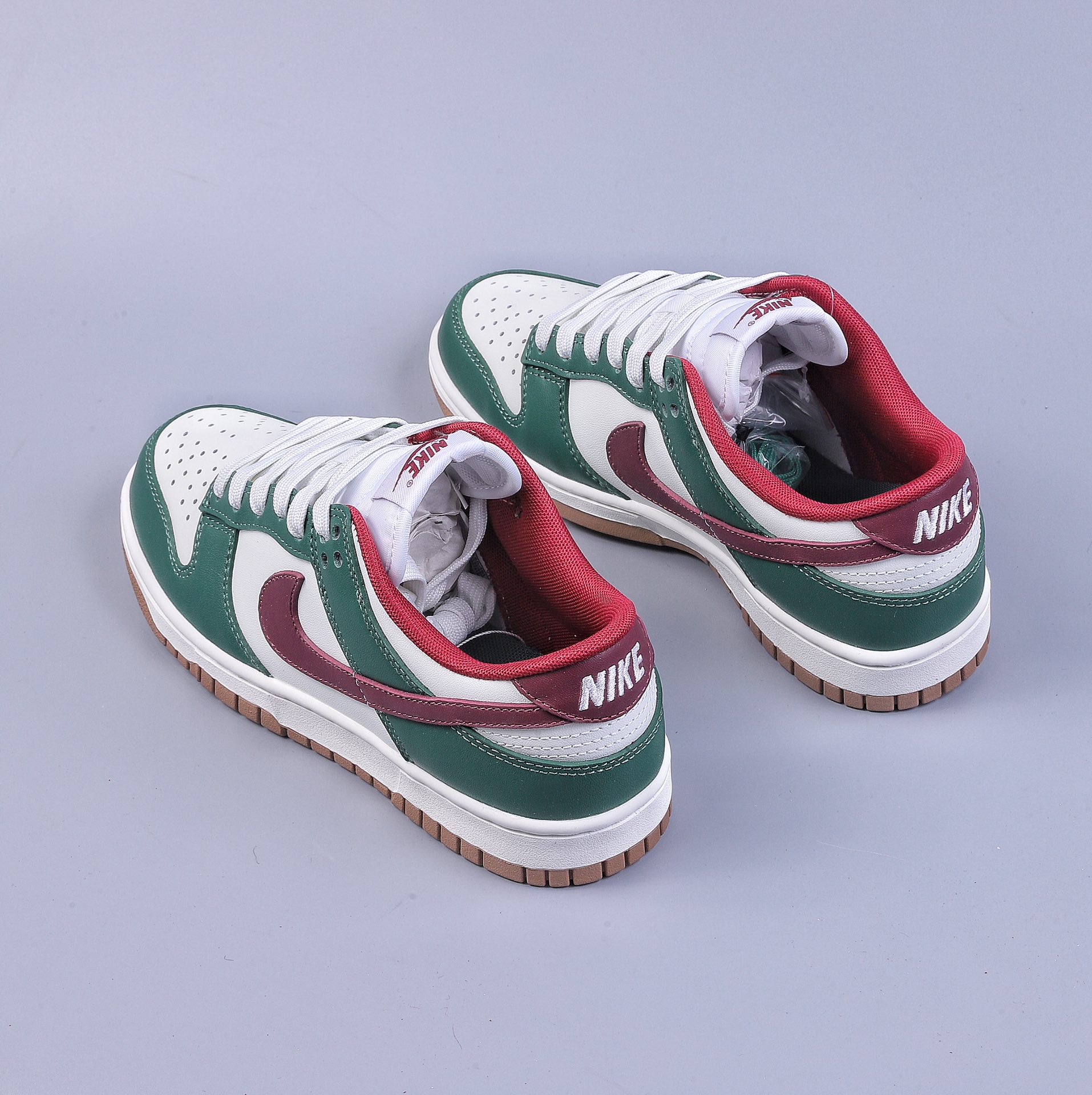 280 A版NK Dunk Low ”Gorge Green” 白绿红配色 FB7160-161