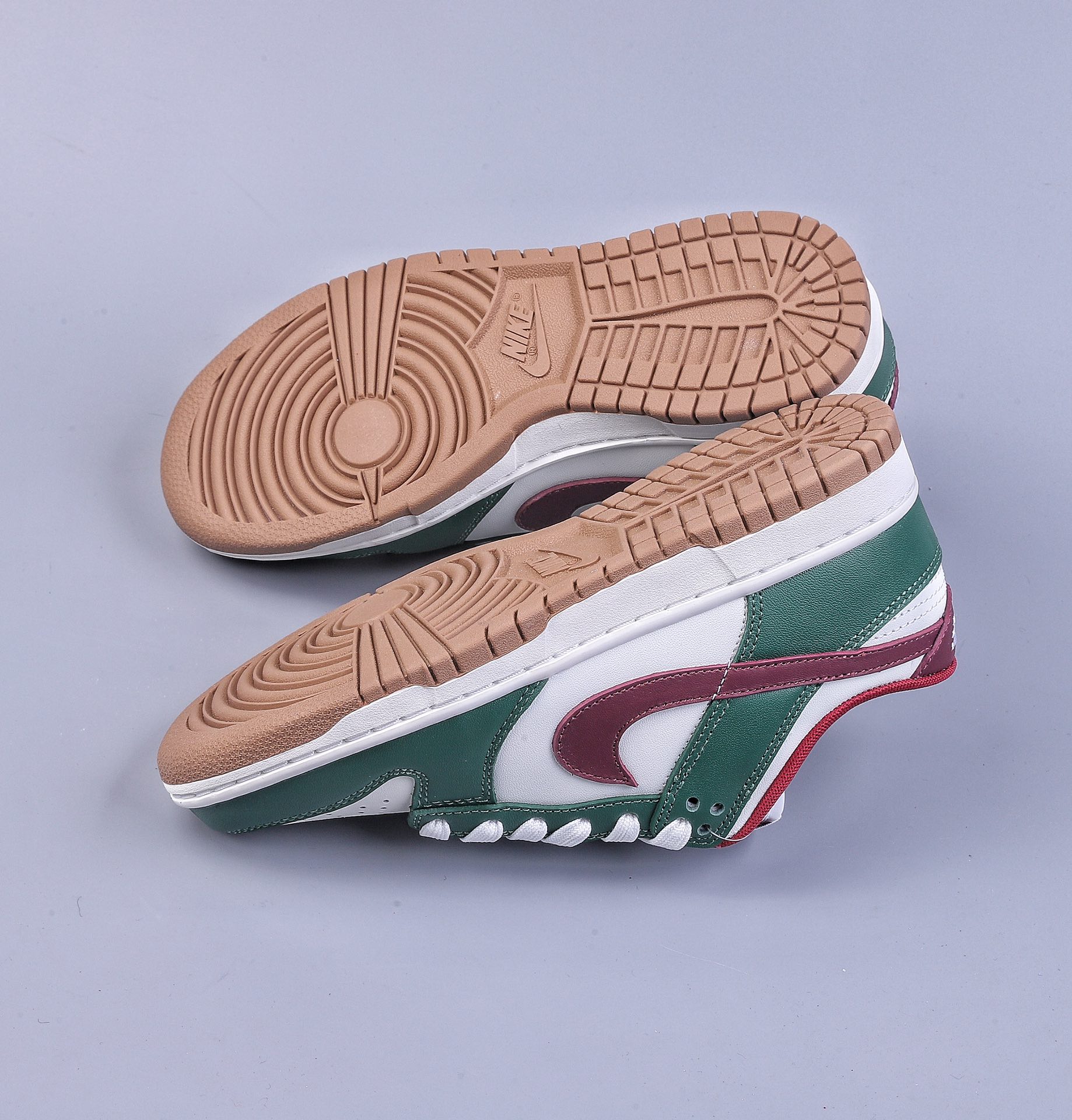 280 A版NK Dunk Low ”Gorge Green” 白绿红配色 FB7160-161