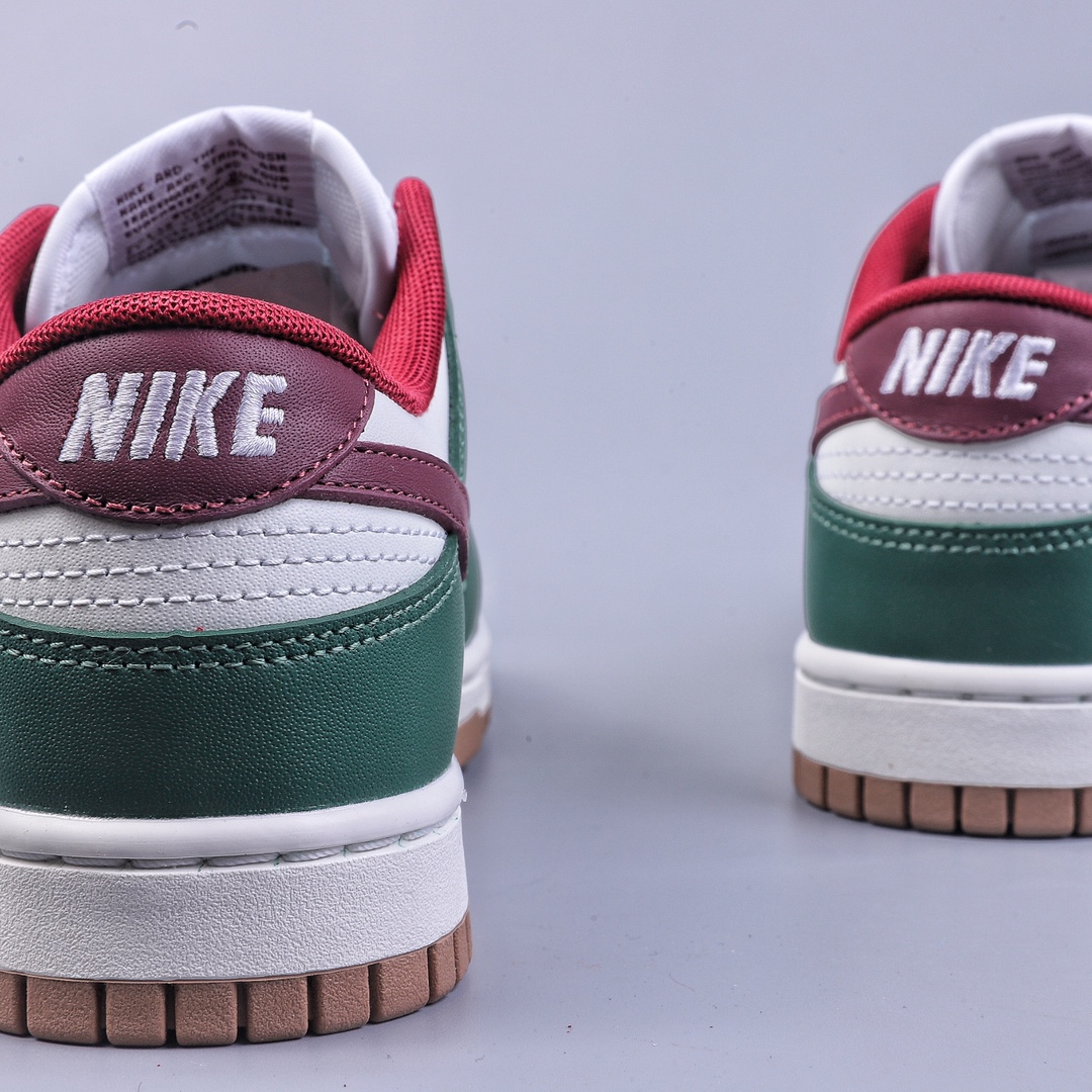 280 A版NK Dunk Low ”Gorge Green” 白绿红配色 FB7160-161