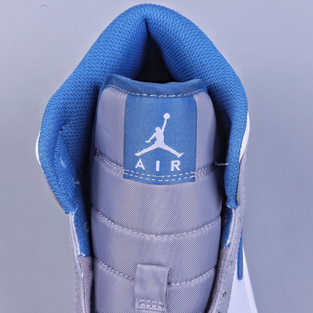 260 DTAir Jordan AJ1 Mid 中帮 灰白蓝 DQ8426-014