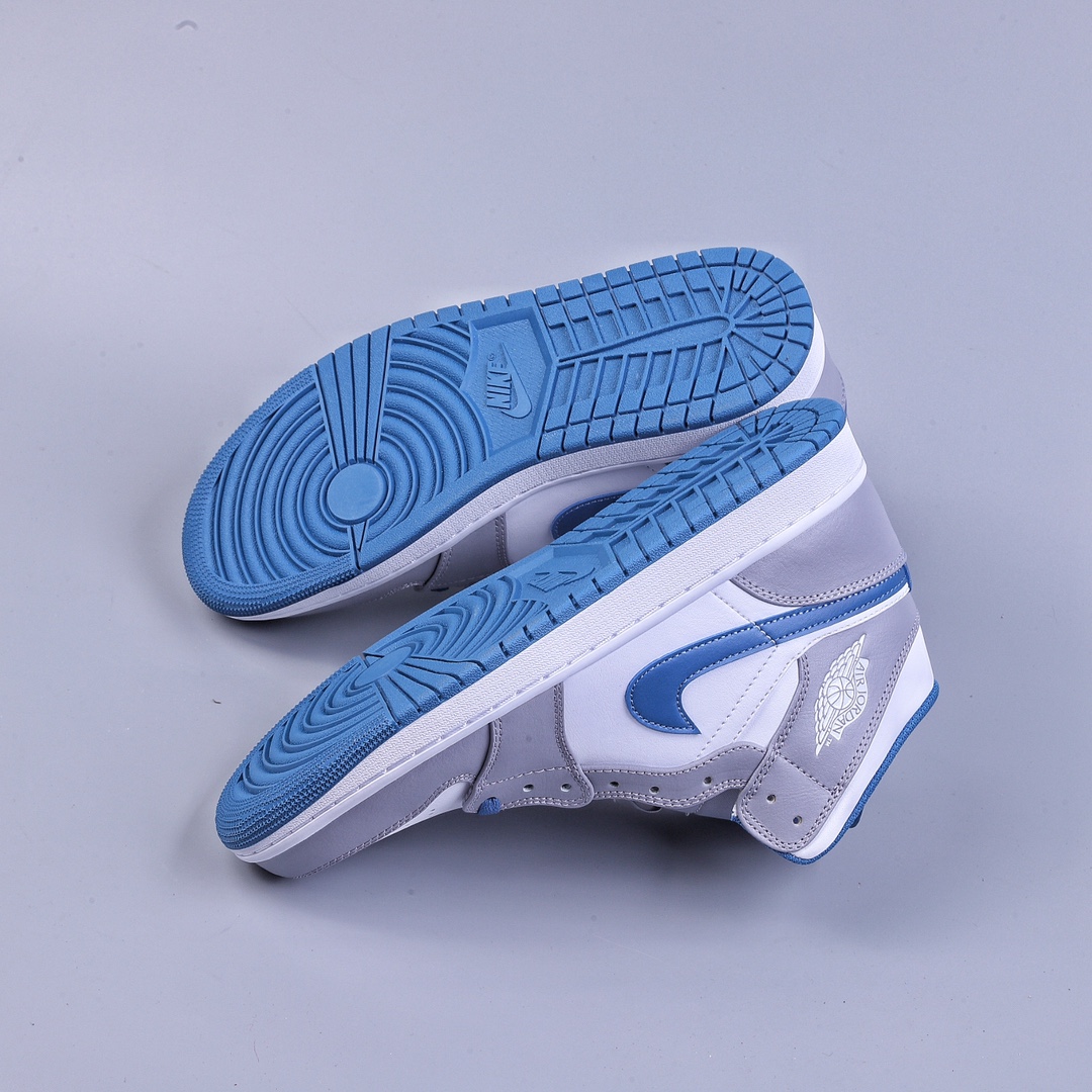 260 DTAir Jordan AJ1 Mid 中帮 灰白蓝 DQ8426-014