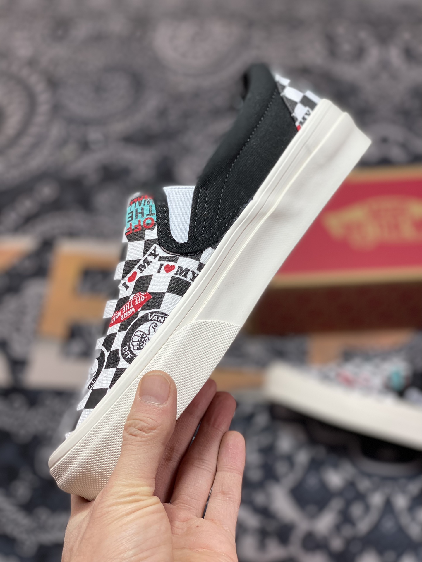 150   Vans Anaheim Factory Slip-On 万斯官方 一脚蹬彩绘涂鸦棋盘格