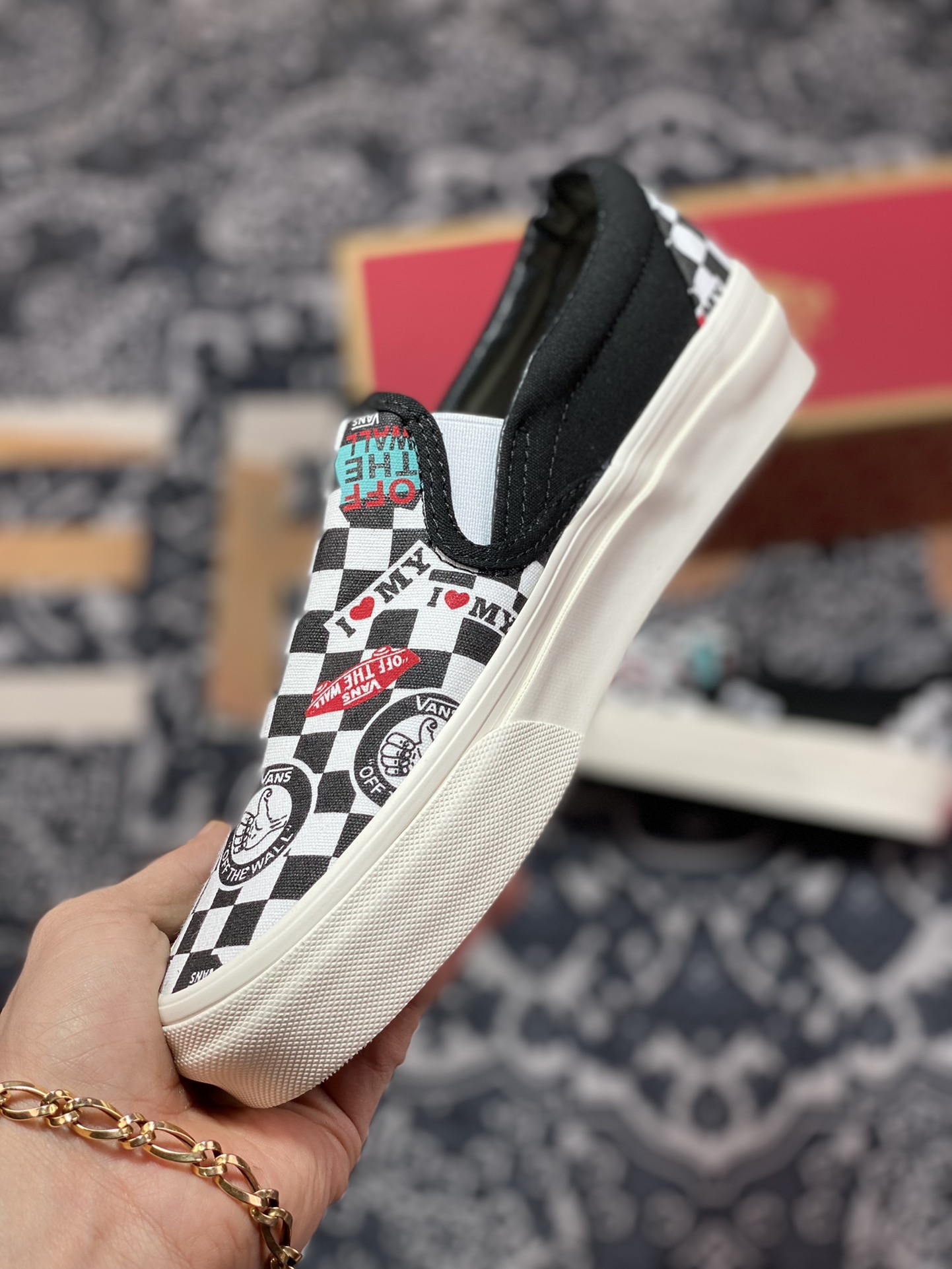 150   Vans Anaheim Factory Slip-On 万斯官方 一脚蹬彩绘涂鸦棋盘格