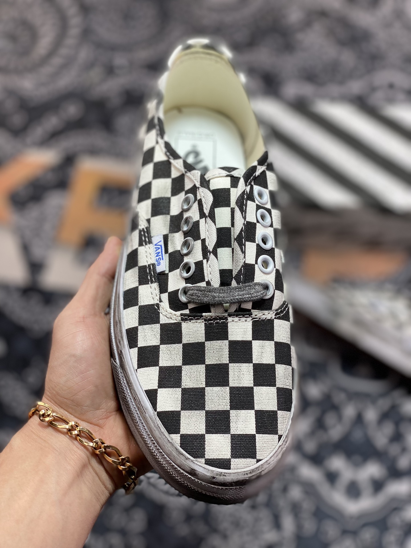 150   Vans Vault OG Authentic LX  ”Stressed” 做旧棋盘格