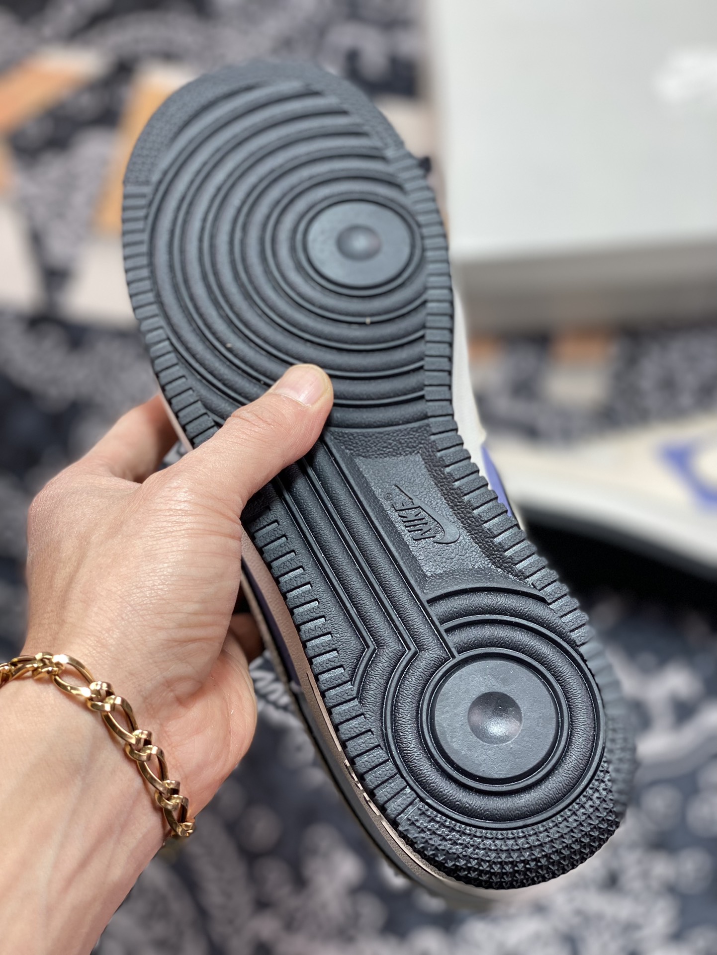 200 Otomo Katsuhiro x Nike Air Force 1’07 LV8 Low”Steamboy OST”空军一号板鞋“帆布浅灰牛仔蓝黑马”315122-663