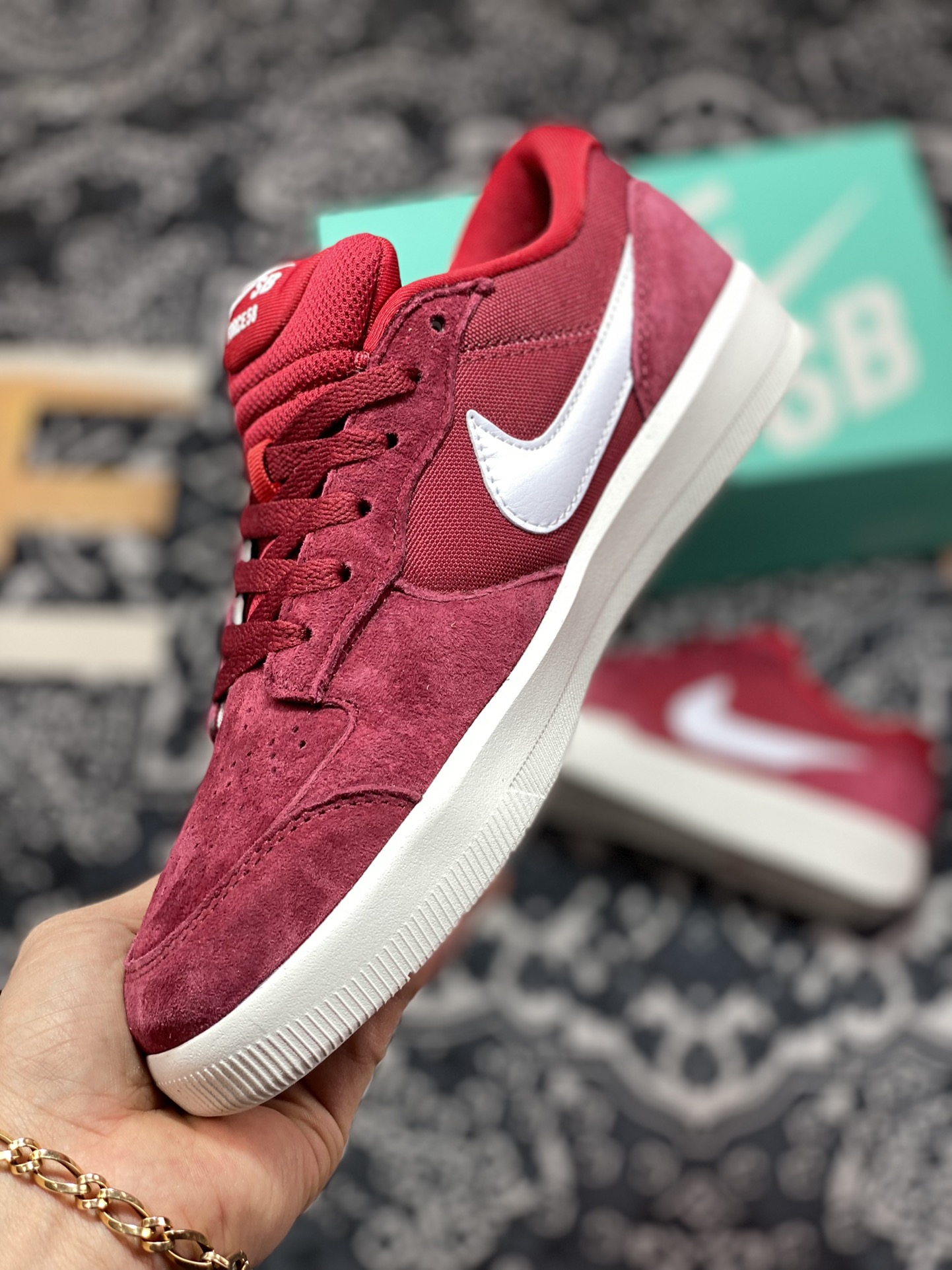 150 原厂级别 Nike SB Forcce 58 酒红 复古休闲男女板鞋 CZ2959-009