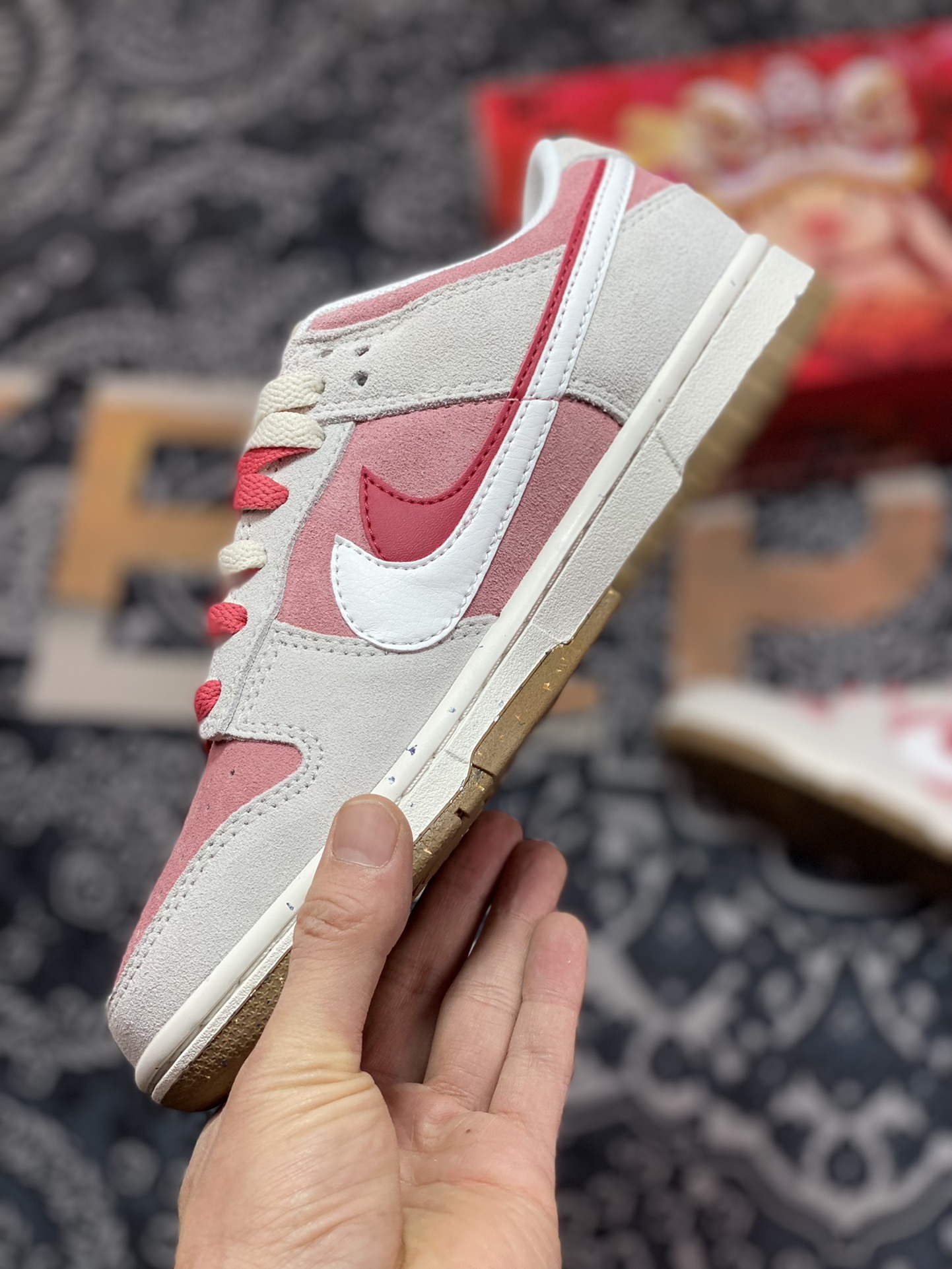 200 Nike SB Dunk Low SE”85 Double Swoosh/Grey/Pink/Rabbit”扣篮板鞋DO9457-117