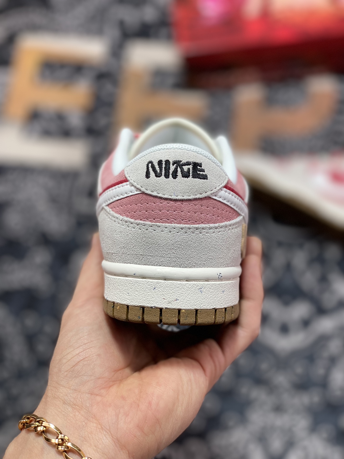 200 Nike SB Dunk Low SE”85 Double Swoosh/Grey/Pink/Rabbit”扣篮板鞋DO9457-117