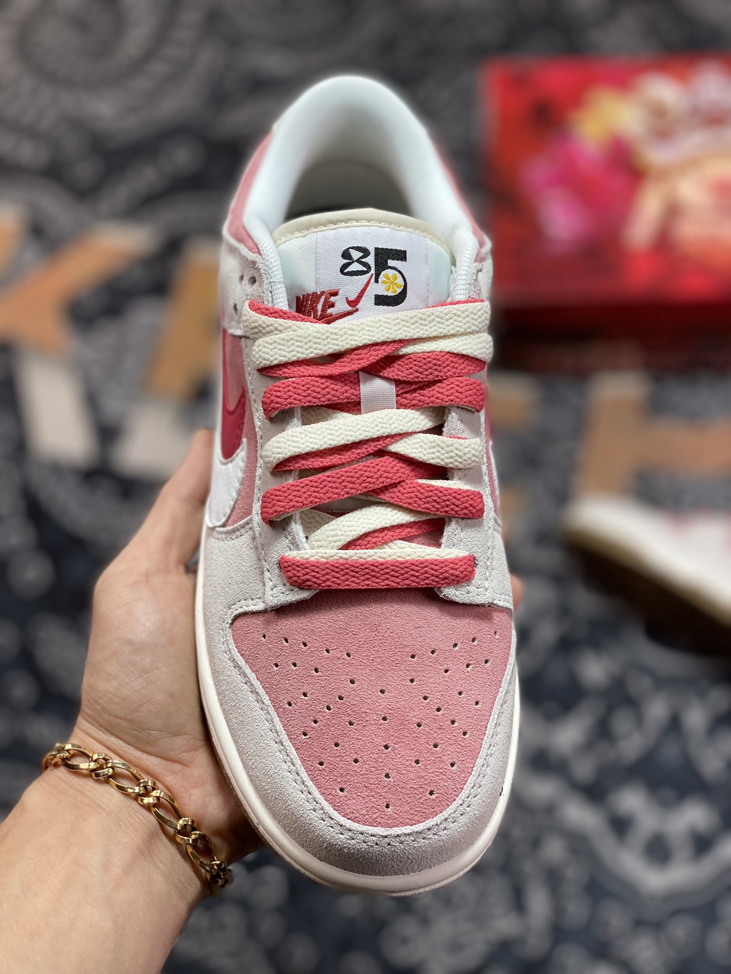 200 Nike SB Dunk Low SE”85 Double Swoosh/Grey/Pink/Rabbit”扣篮板鞋DO9457-117