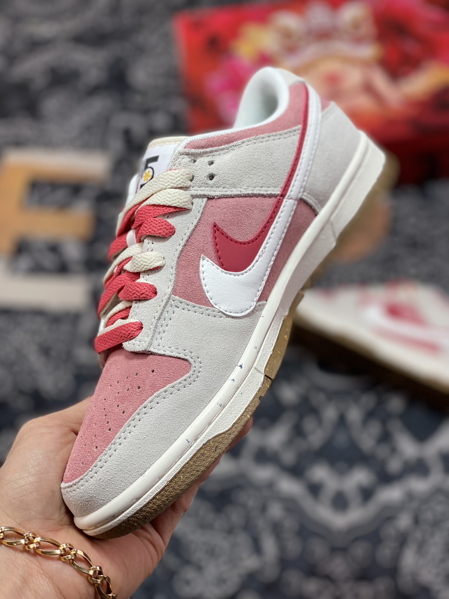 200 Nike SB Dunk Low SE”85 Double Swoosh/Grey/Pink/Rabbit”扣篮板鞋DO9457-117