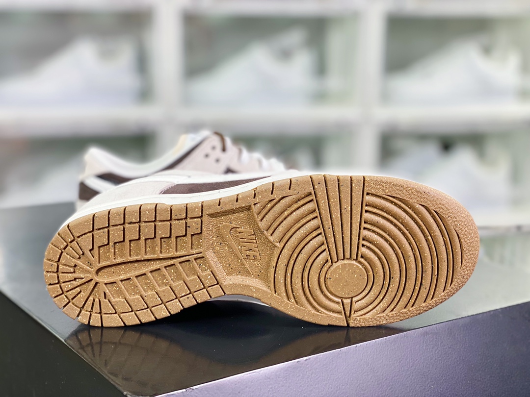 220 SB Dunk Low SE”85 Double Swoosh/Grey/Brown”扣篮板鞋“麂皮浅灰深棕黑白双钩”DO9457-105