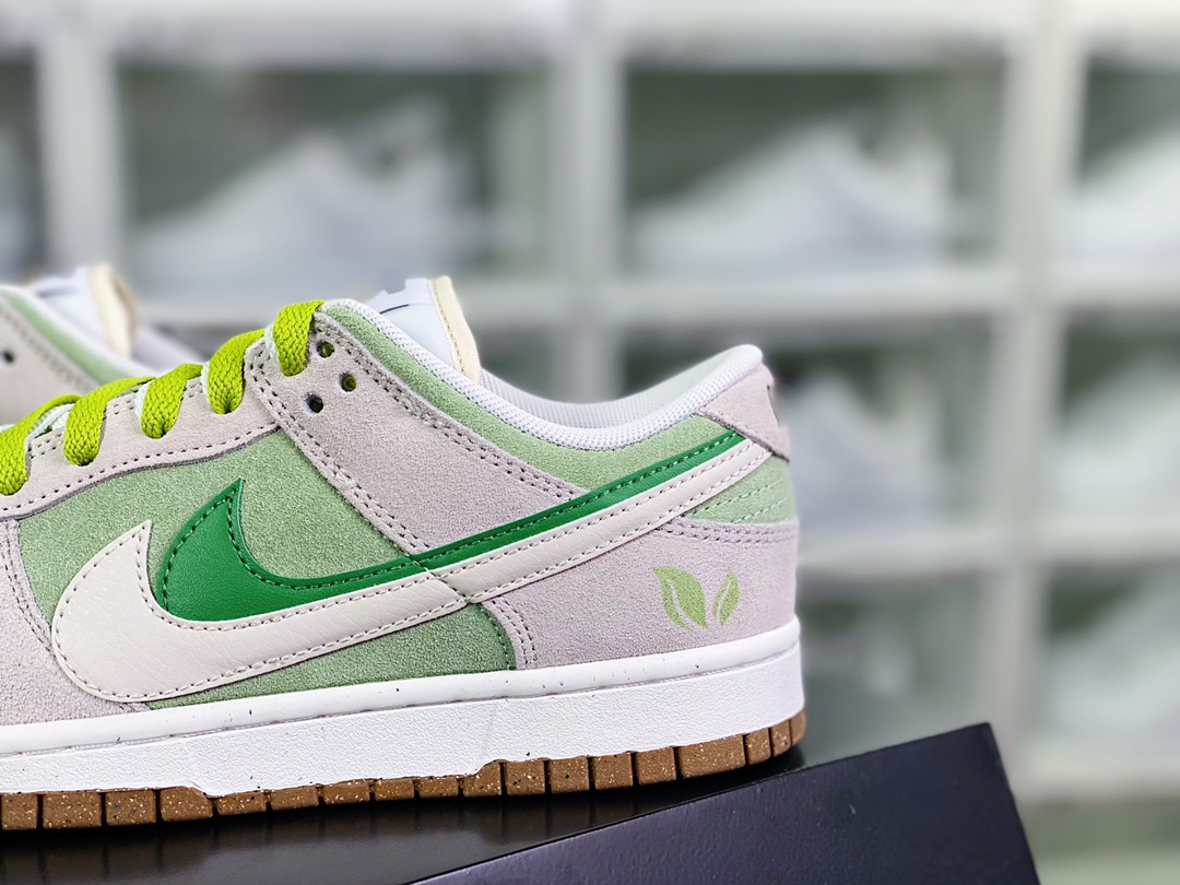 220 SB Dunk Low SE”85 Double Swoosh/Grey/Apple Green”扣篮板鞋“麂皮浅灰苹果绿双钩”DO9457-116