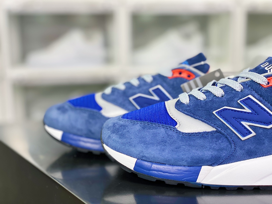 M998 Made in USA high-end American lineage series classic jogging shoes ”blue, gray and white” M998GB