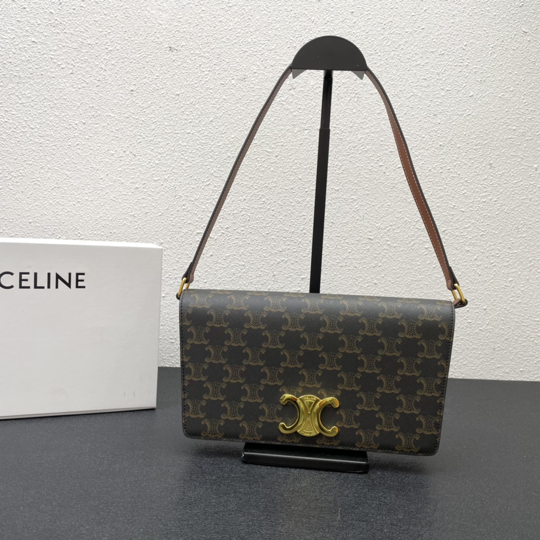 340 Celine 新款单肩腋下包