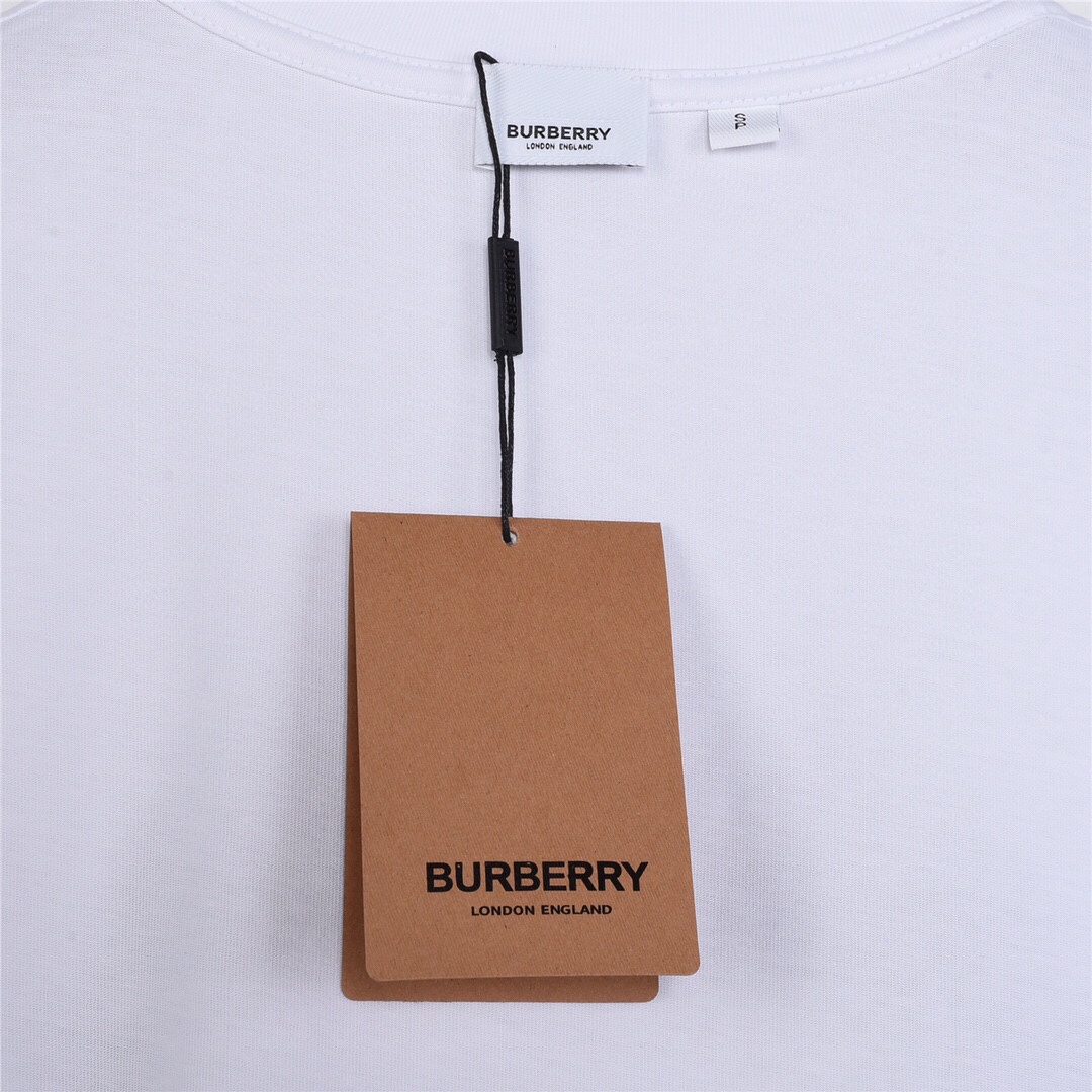 BURBERRY巴宝莉 博柏利橡叶徽标短袖 万针刺绣进口徽标