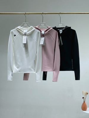Descente Clothing Coats & Jackets Black Gold Pink Rose White Women Knitting Polyester Spandex Fall Collection Casual