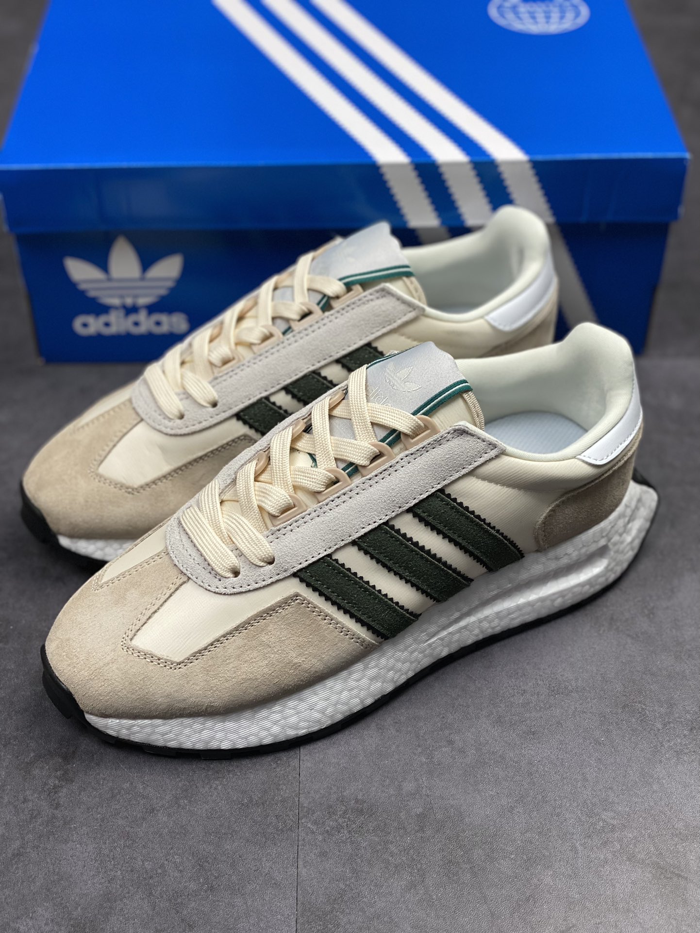 adidas Racing E5 Boost Prototype Speed ??Light Retro Series HQ8530