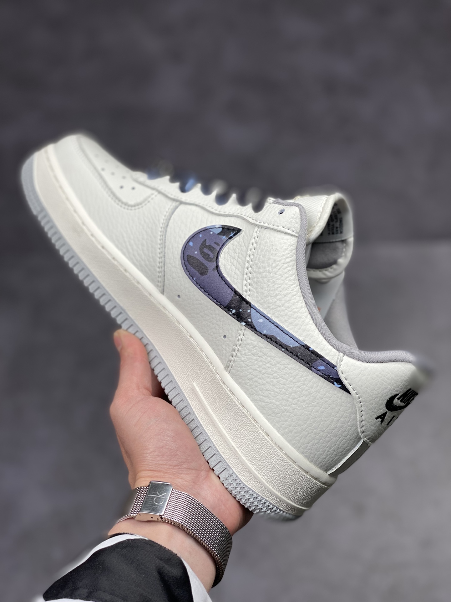 230 Nike Air Force 1 Low 07 Bape米黑迷彩 AA1356-115