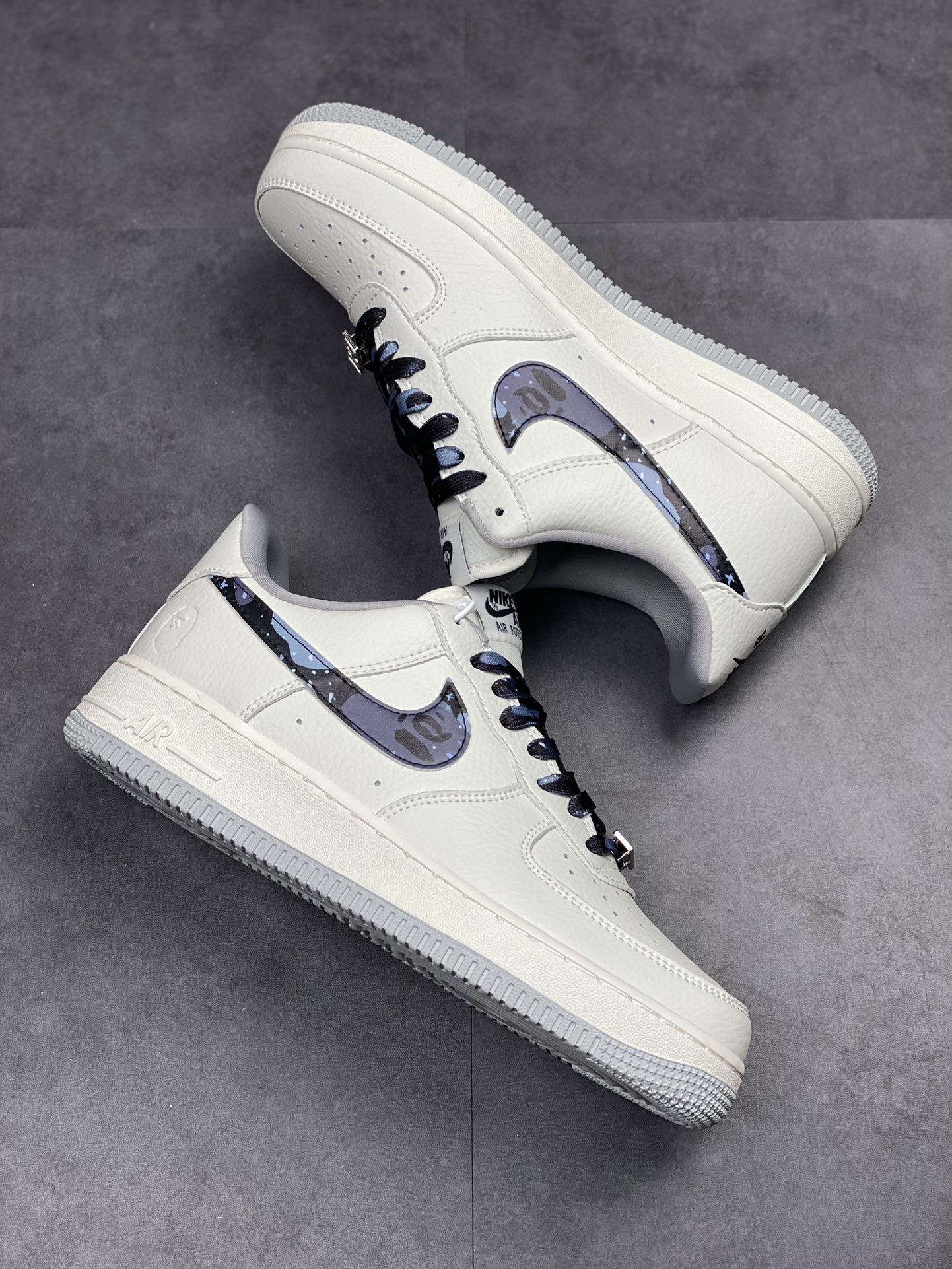 230 Nike Air Force 1 Low 07 Bape米黑迷彩 AA1356-115