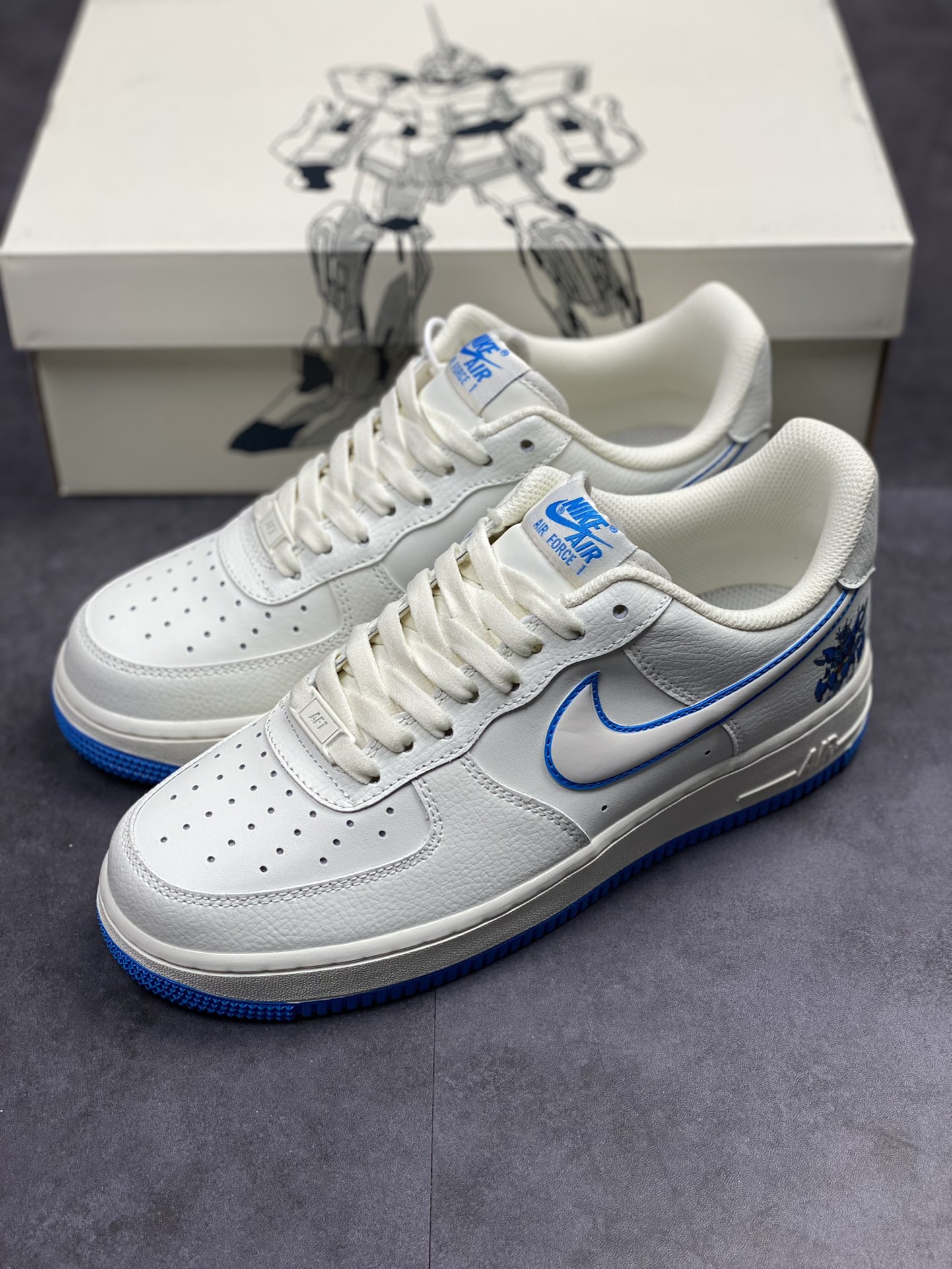 210 Nike Air Force 1 Low 07 机甲白蓝 KK1256-660