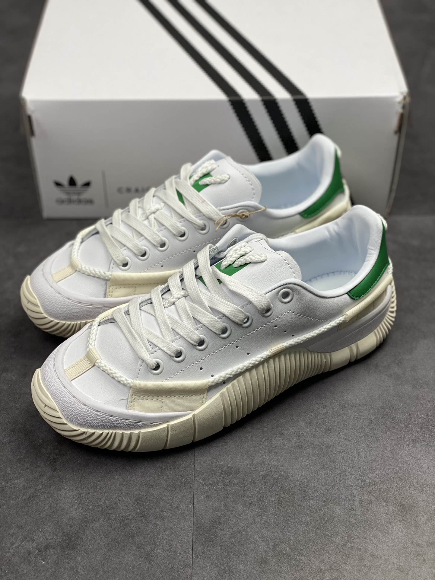 CG joint Craig Green x white and green adidas CG SCUBA STAN new joint shoes GW4644