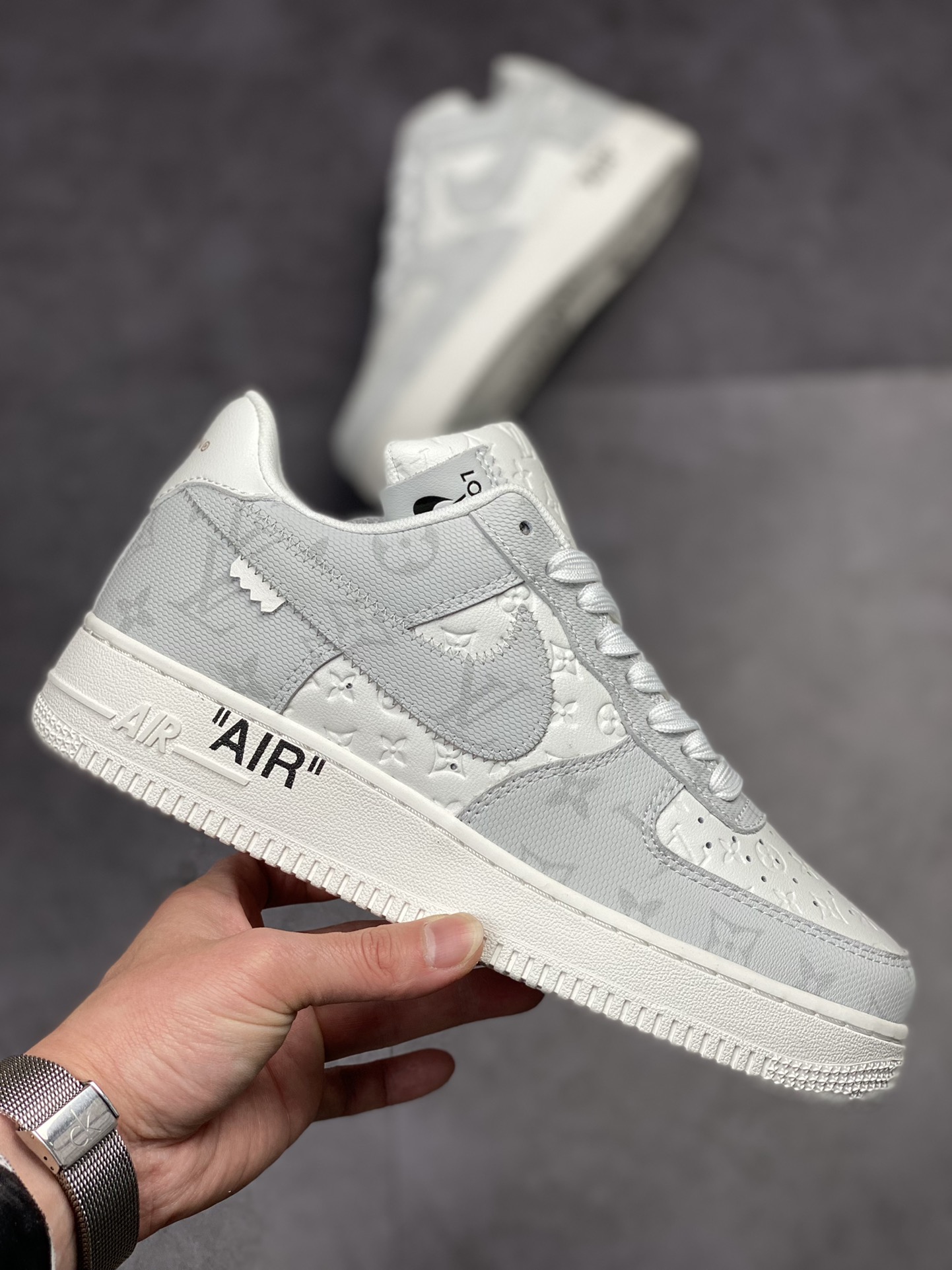 Louis Vuitton x Nike Air Force joint Air Force 1 low-top casual sports sneakers