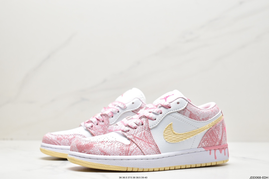 耐克Nike Air Jordan Retro 1 Low SE”Multi Pastel”AJ1篮球鞋“彩色拼接马卡龙” DJ5196-615