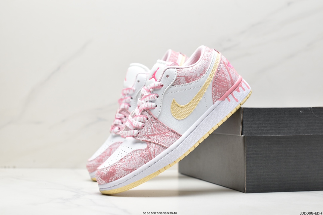耐克Nike Air Jordan Retro 1 Low SE”Multi Pastel”AJ1篮球鞋“彩色拼接马卡龙” DJ5196-615