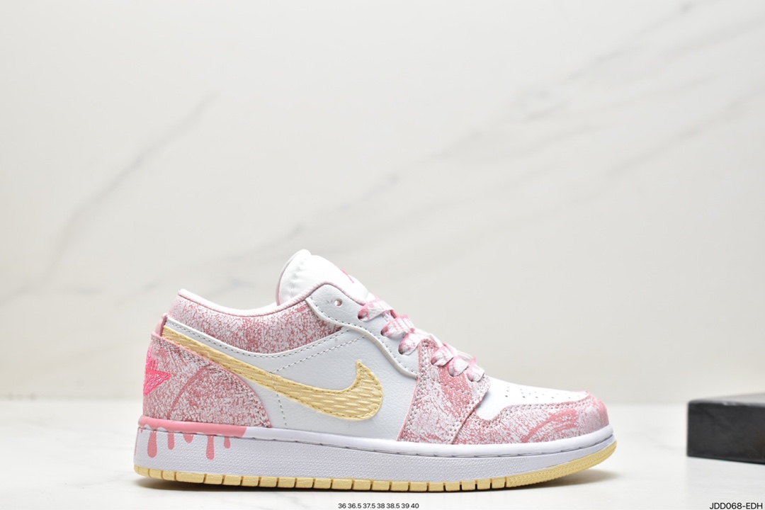 耐克Nike Air Jordan Retro 1 Low SE”Multi Pastel”AJ1篮球鞋“彩色拼接马卡龙” DJ5196-615