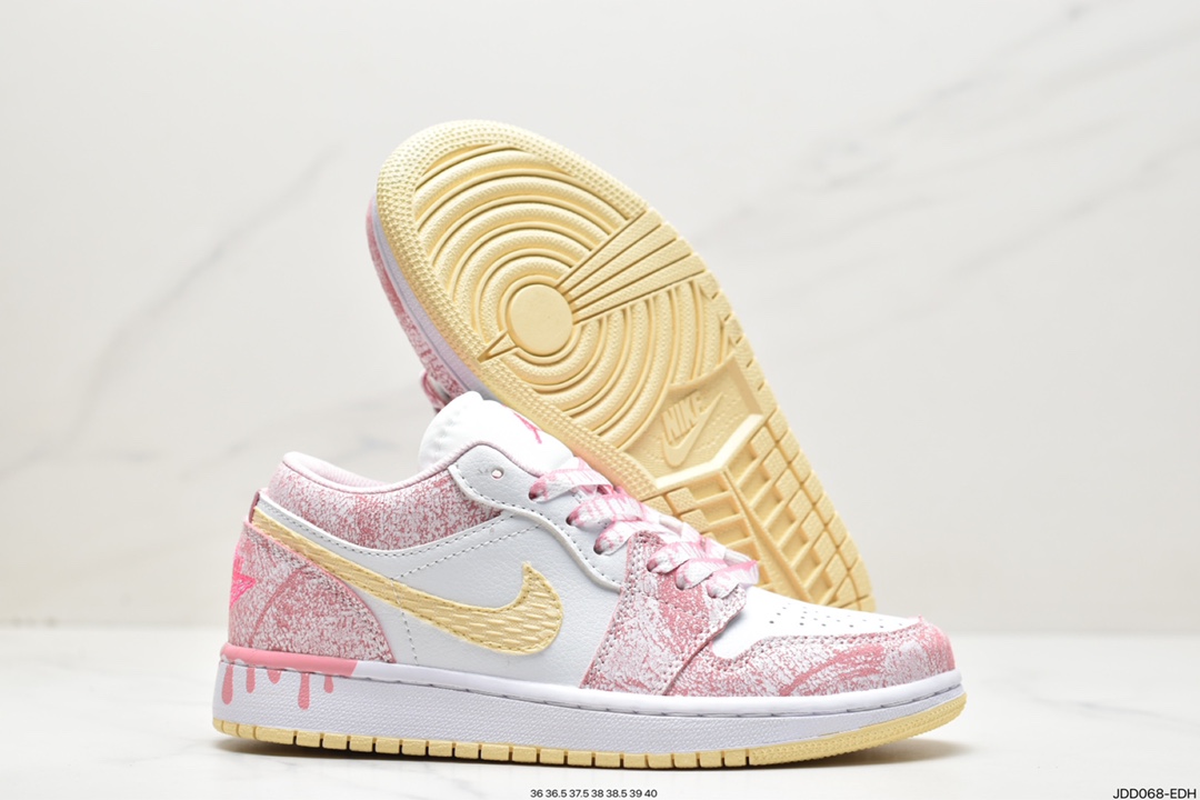 耐克Nike Air Jordan Retro 1 Low SE”Multi Pastel”AJ1篮球鞋“彩色拼接马卡龙” DJ5196-615