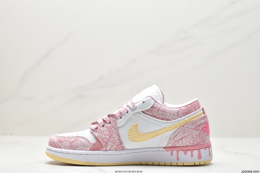 耐克Nike Air Jordan Retro 1 Low SE”Multi Pastel”AJ1篮球鞋“彩色拼接马卡龙” DJ5196-615