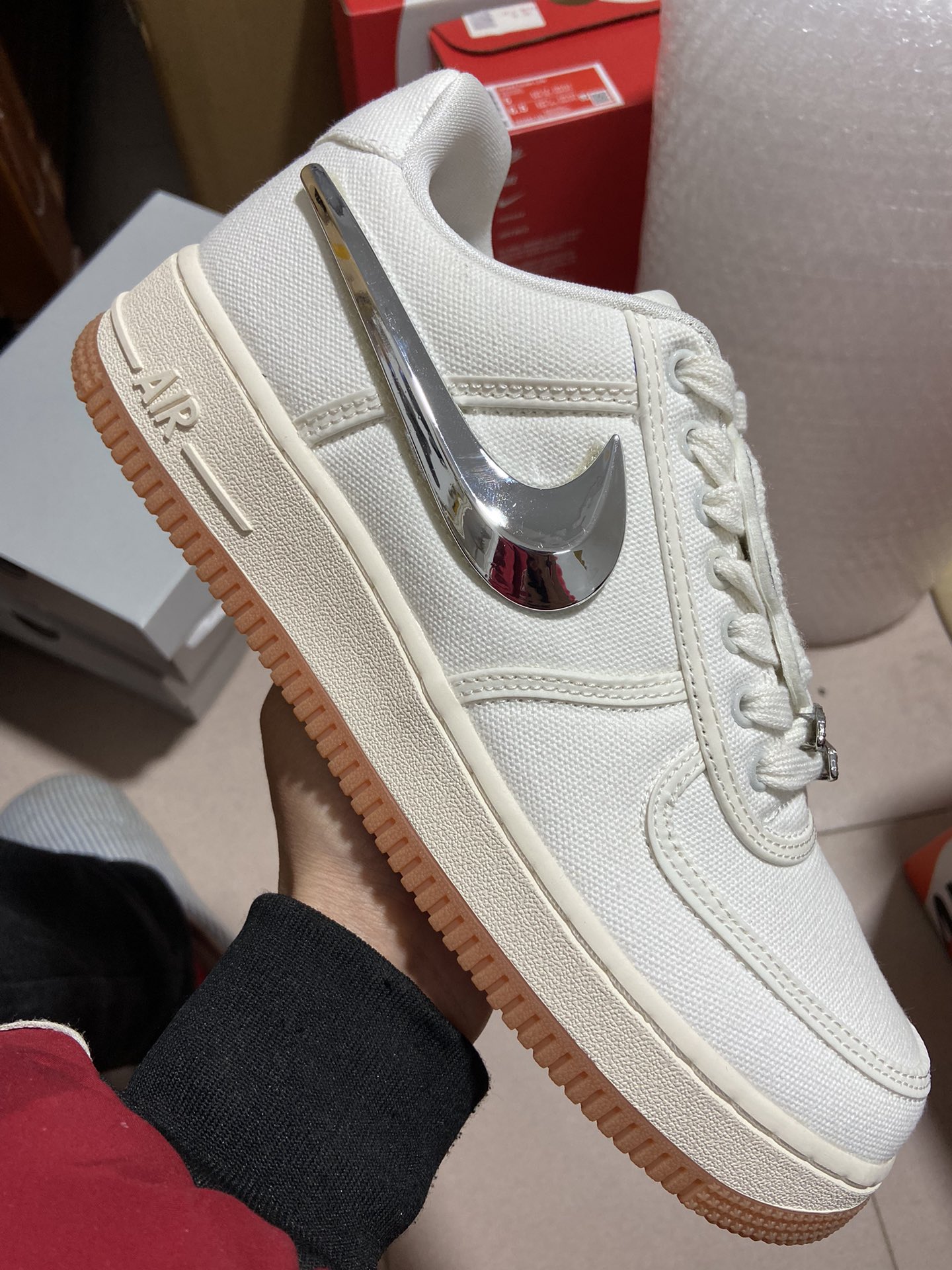 AF1米白银钩尺码40-47.5无4