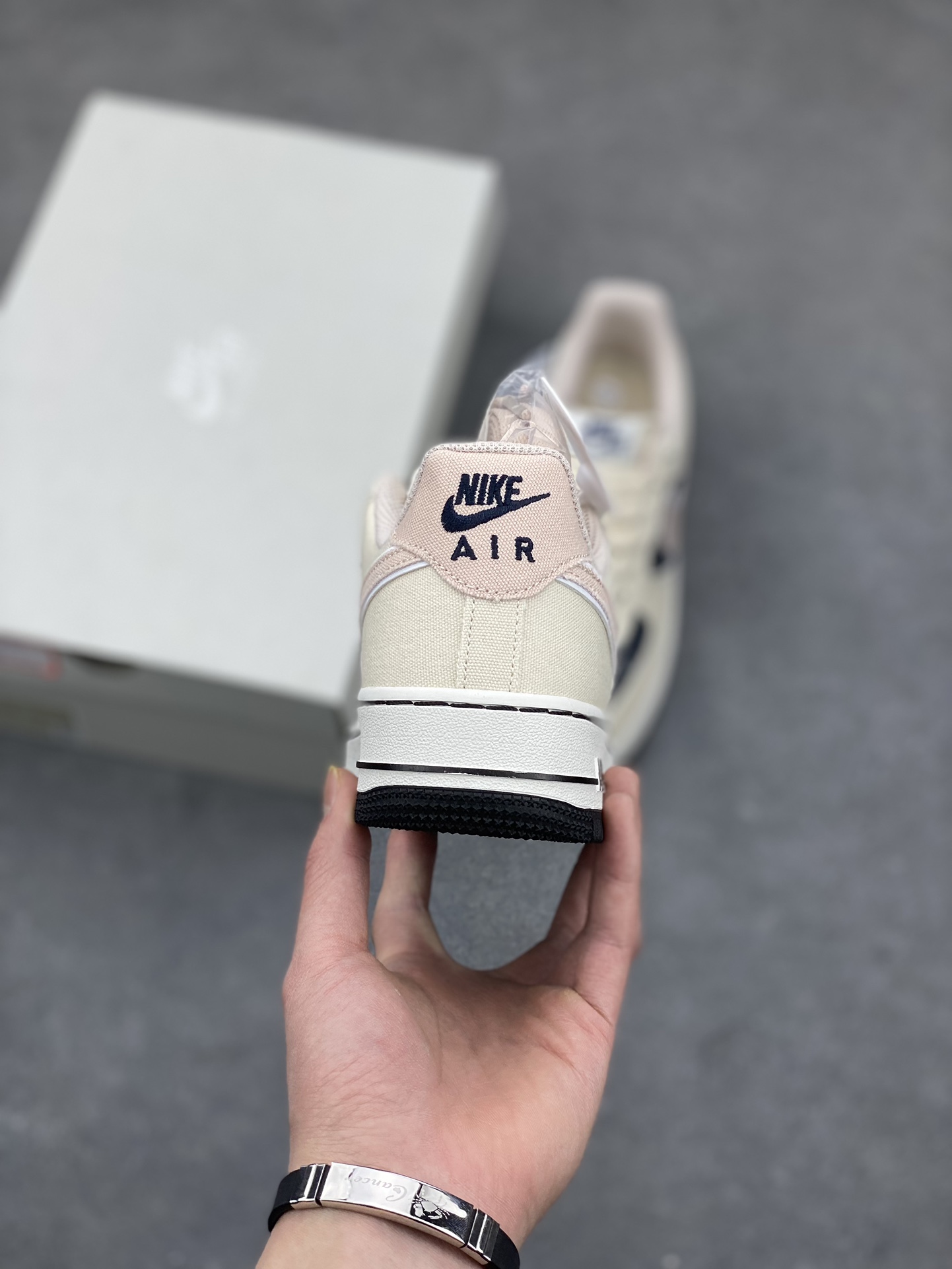 Nike Air Force 1 Low White Denim with Louis Vuitton Pattern Sneakers 5 i1678127975 8393 3