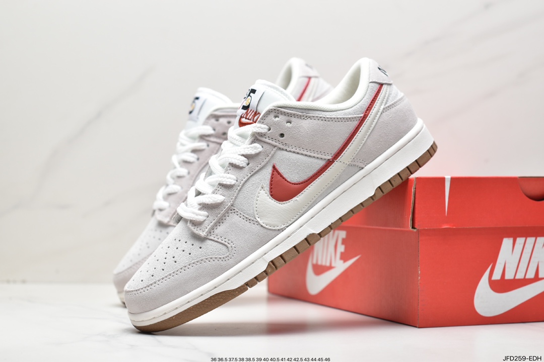 Nike Dunk Low gray and white double swoosh Nike launches special edition Dunk Low project DO9457-100