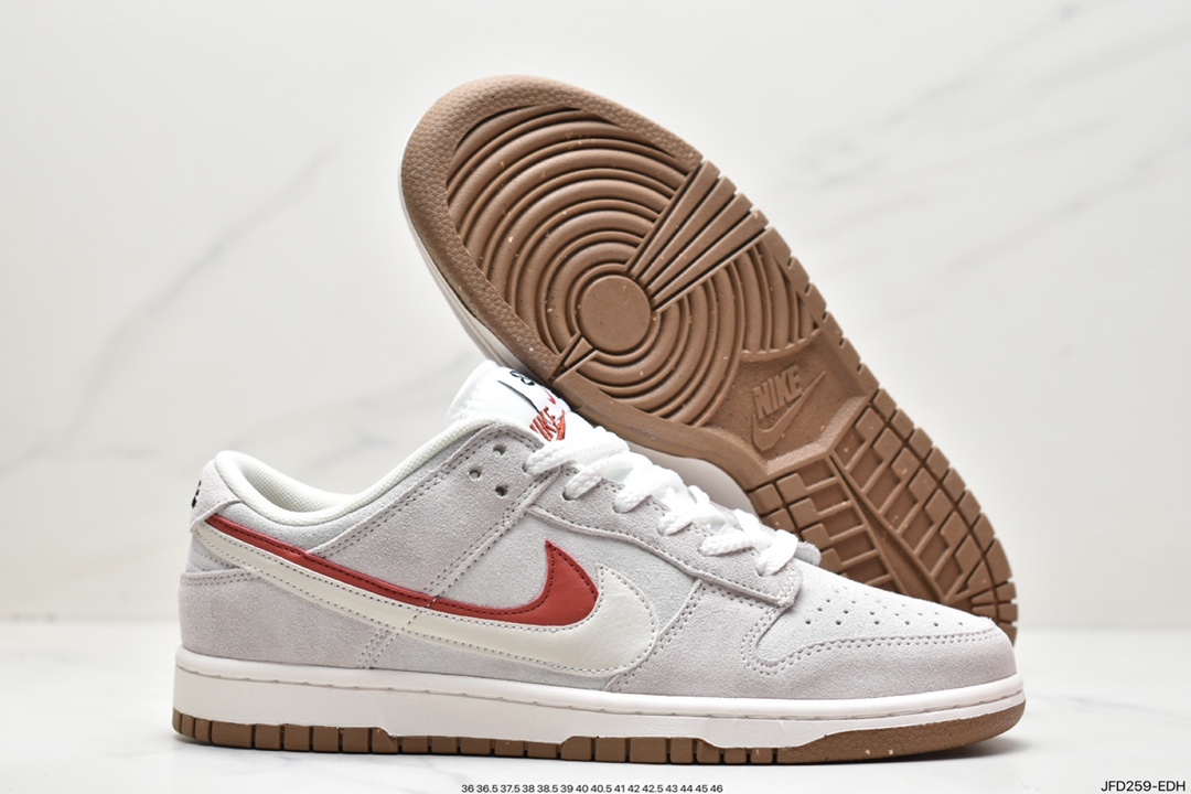 Nike Dunk Low gray and white double swoosh Nike launches special edition Dunk Low project DO9457-100