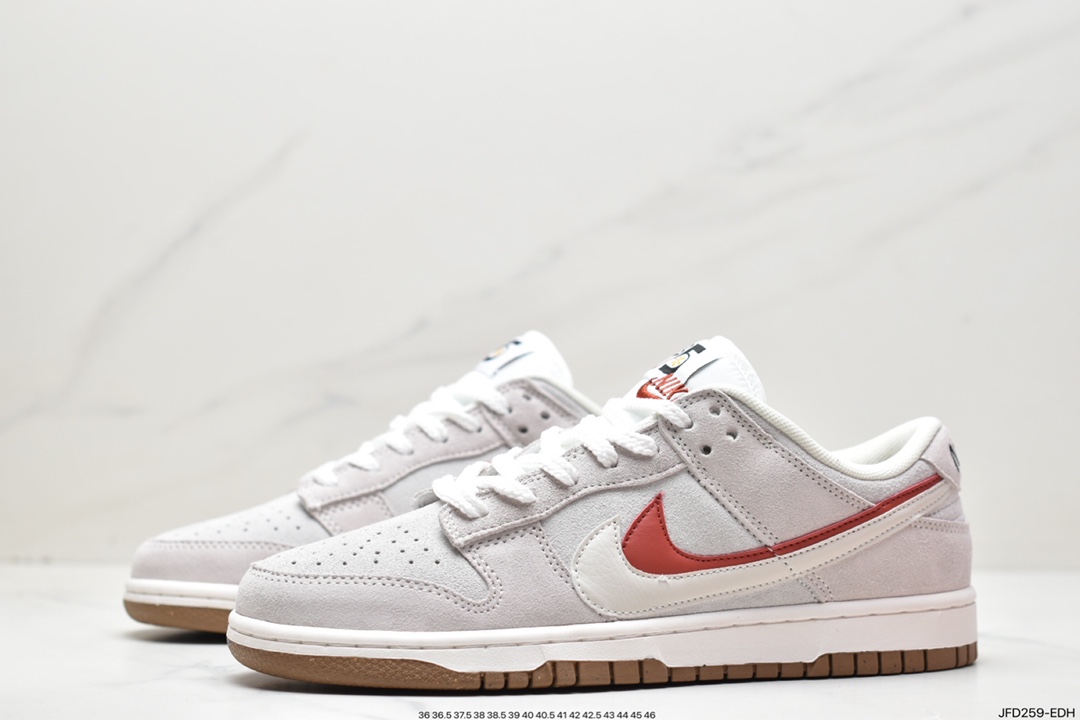 Nike Dunk Low gray and white double swoosh Nike launches special edition Dunk Low project DO9457-100